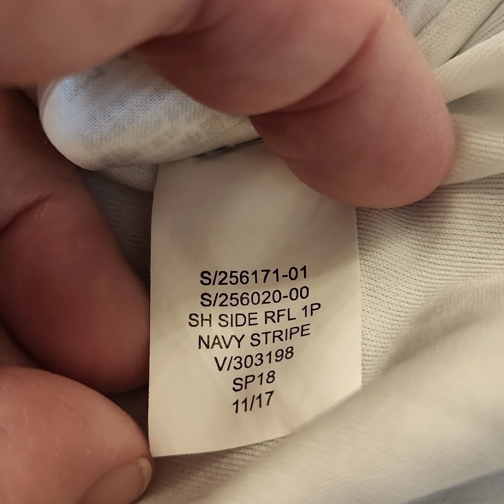 Baby Gap Navy & White Ruffle Front Swimsuit Size 18-24M